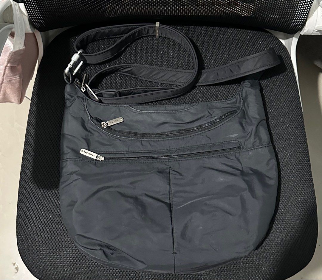 Travelon Anti Theft Hobo Bag Black Women s Fashion Bags