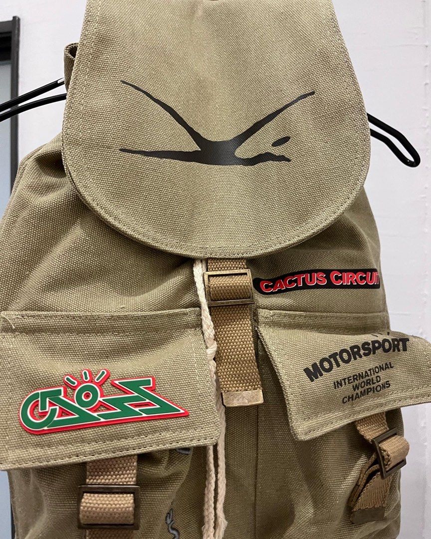 Travis Scott Cactus Jacket Canvas Backpack - GROGROCERY