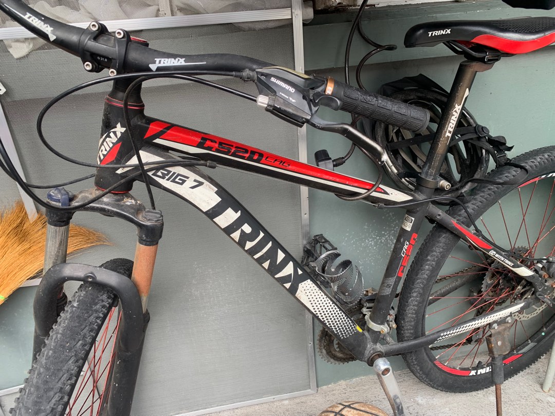 trinx c520 big 7 27.5 Color black and red Rfs di nagagamit