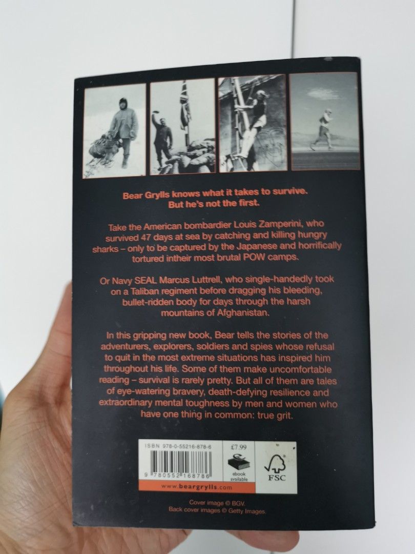 True Grit by Bear Grylls, Hobbies & Toys, Books & Magazines, Fiction