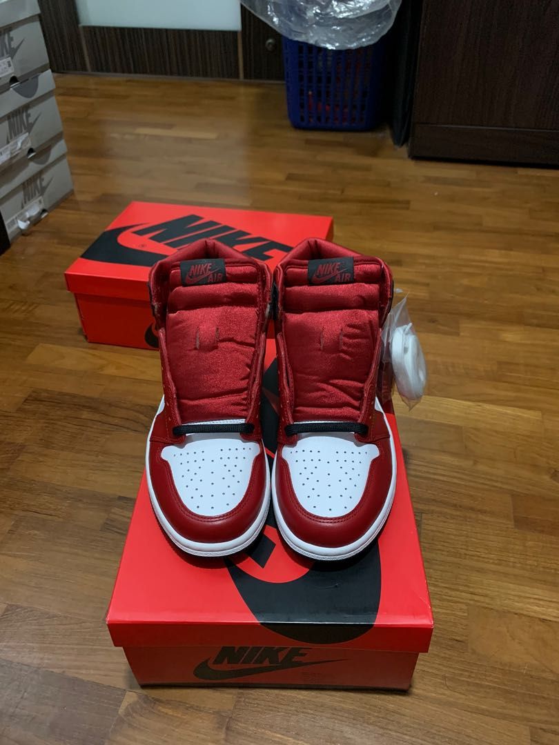 US8 US9 jordan 1 satin snakeskin Chicago Women s Fashion