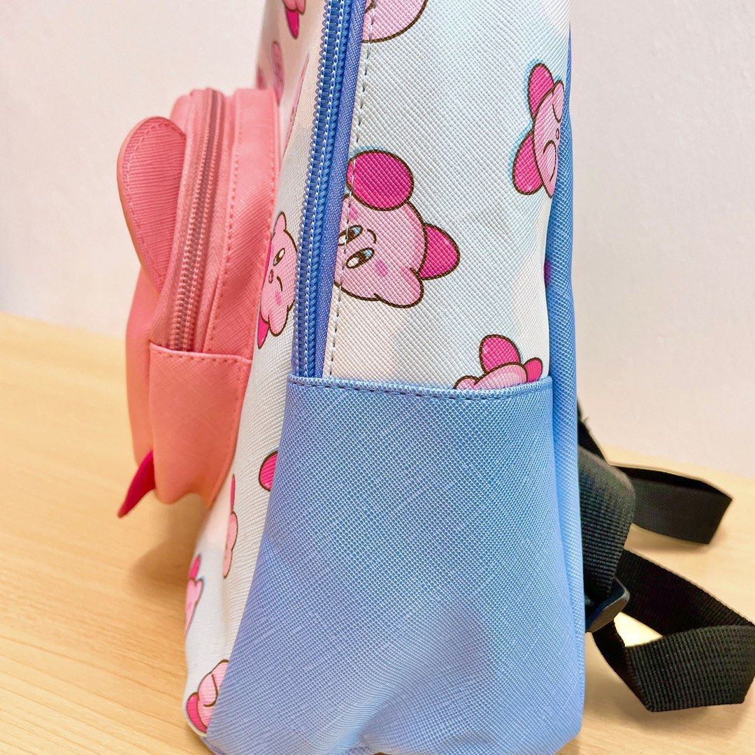 Kirby Snacks Fuzzy Pastel Backpack