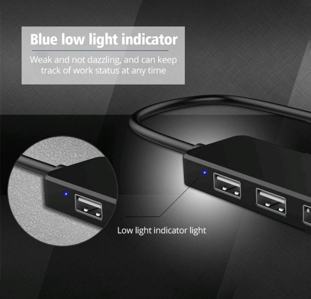USB Port Hub Adapter For Xbox One  Black  - High Speed 4 Ports Usb Hub Extension Expansion Charger Connector Splitter Xbox One Game Console Accessories