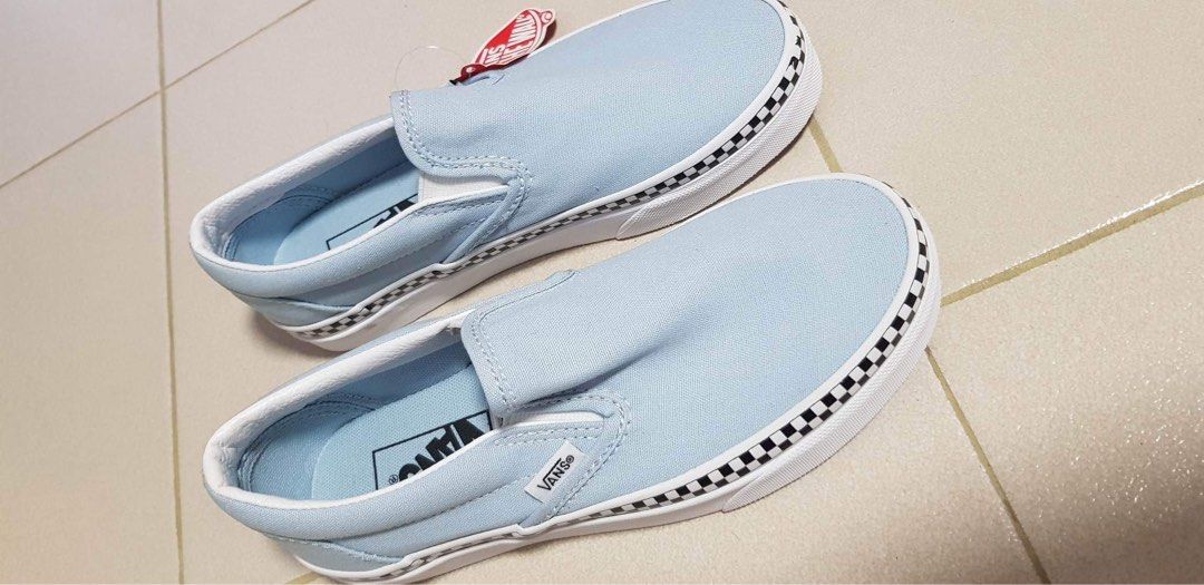 Check foxing clearance cool blue vans