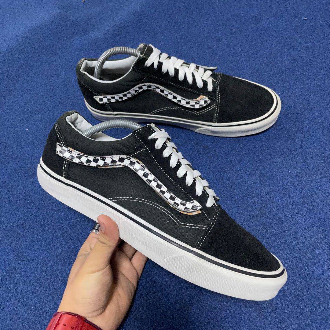 Vans old skool velcro side stripe on sale