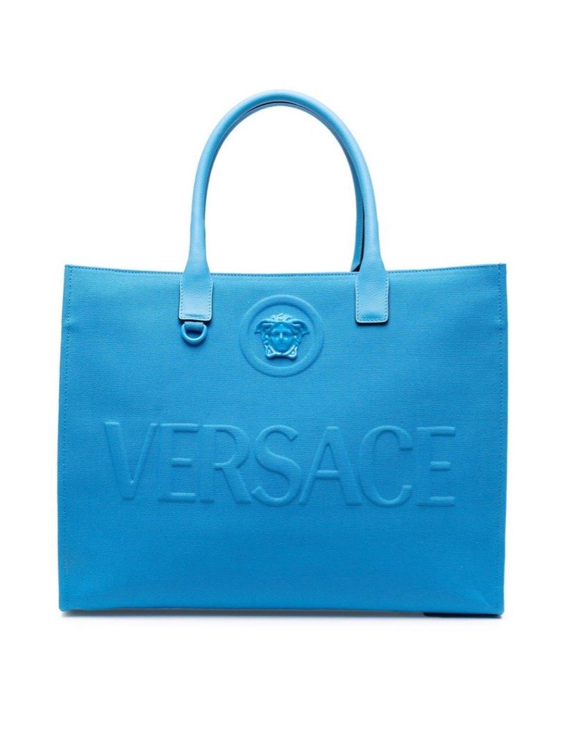 Versace canvas outlet tote