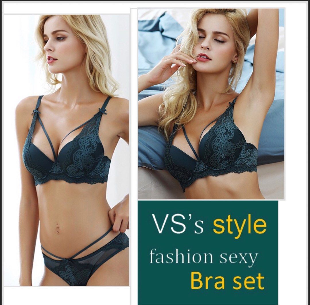Victoria secret style lingerie /bra & panties set, Women's Fashion, New  Undergarments & Loungewear on Carousell