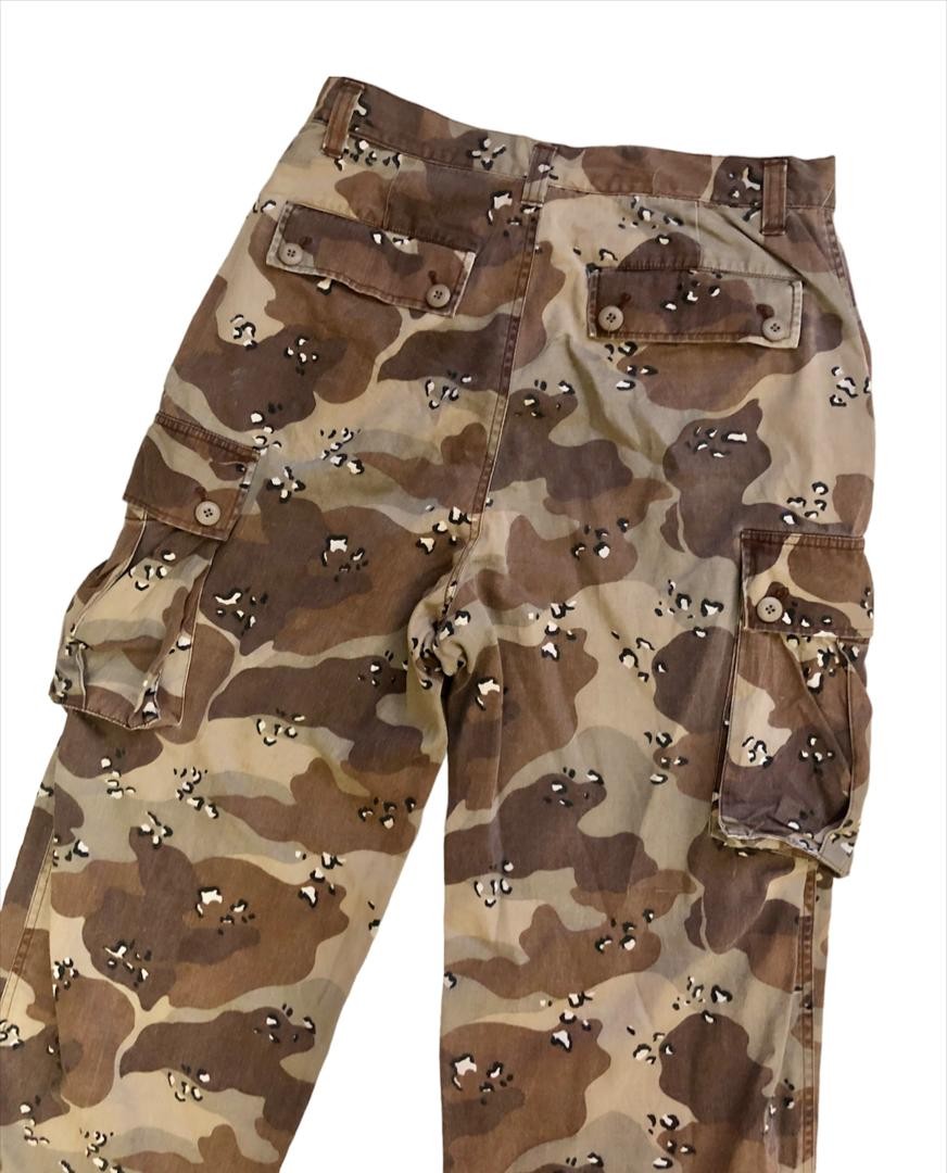 Vintage Cargo Camo Desert pants, Men's Fashion, Activewear on Carousell