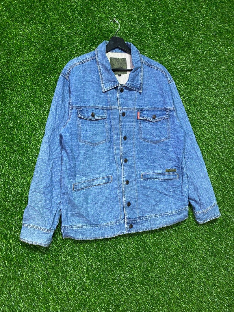Vintage Denim Chore Jacket, Men's Fashion, Coats, Jackets and Outerwear