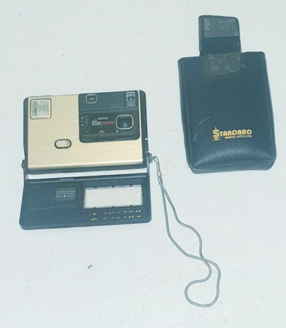 vintage kodak disc 8000 disic camera, Photography, Cameras on