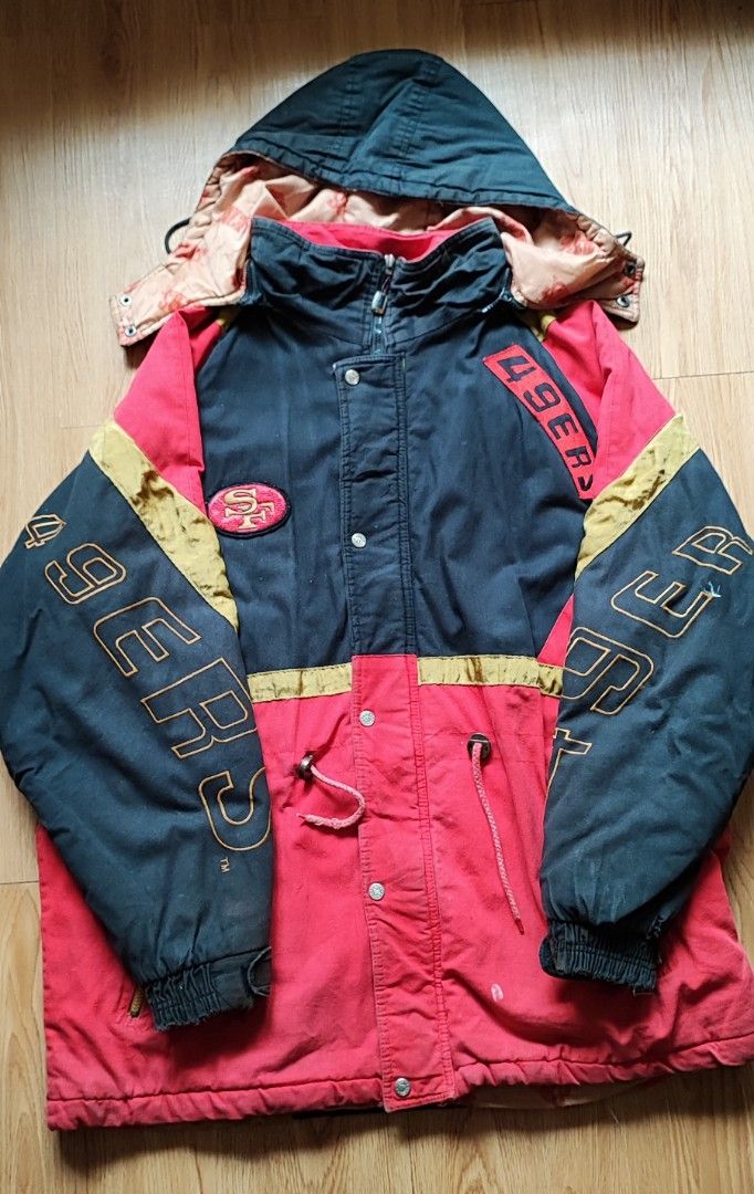 VINTAGE San Francisco SF 49ers NFL TRIPLE F.A.T. Goose Mens Jacket