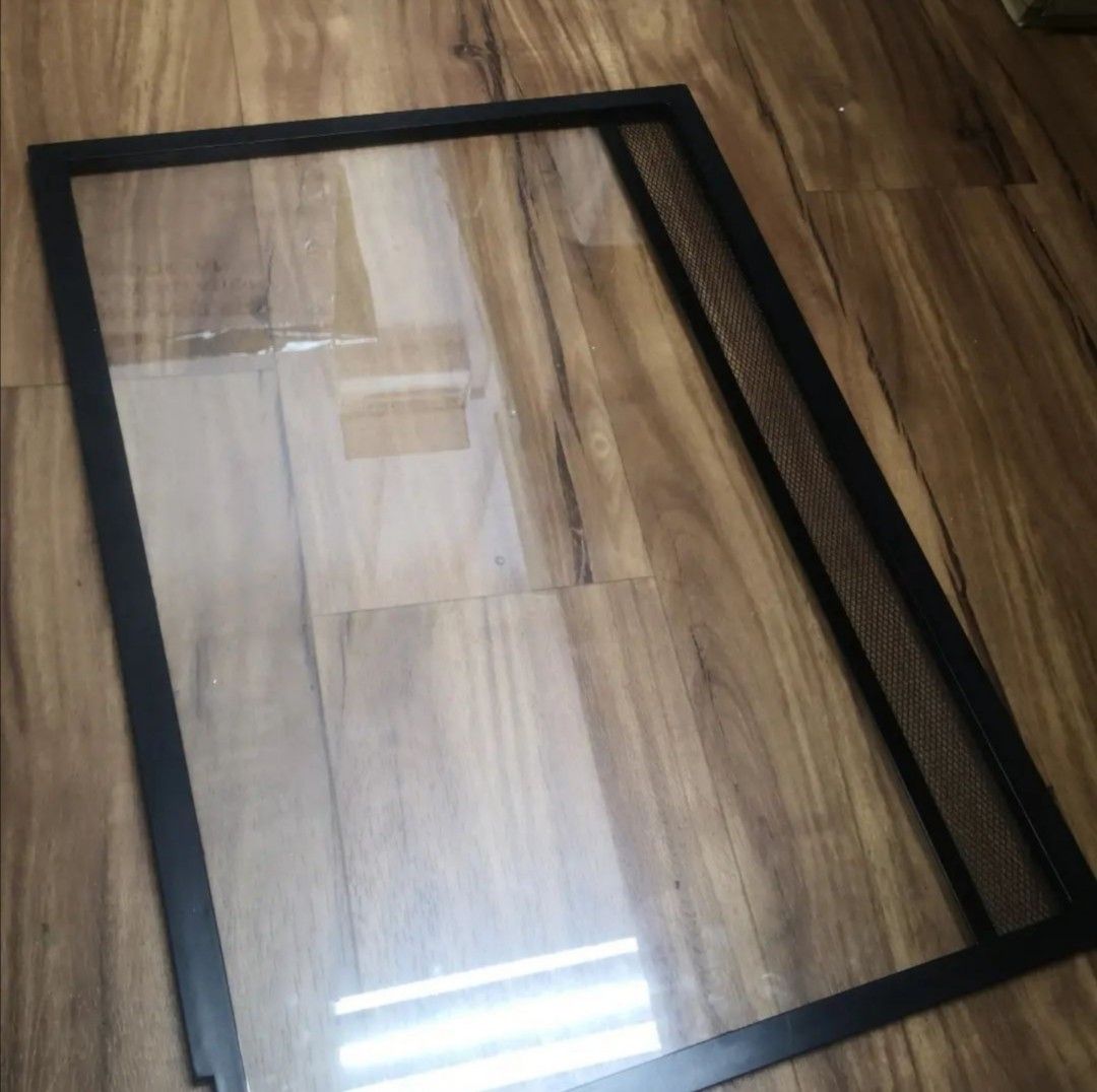 Vivarium/Paludarium Tank Top Panel Mesh to Glass Conversion, Pet