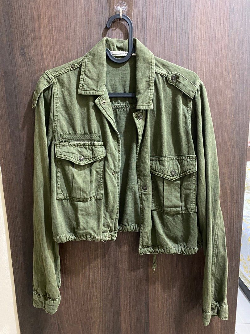 Zara army coat shop