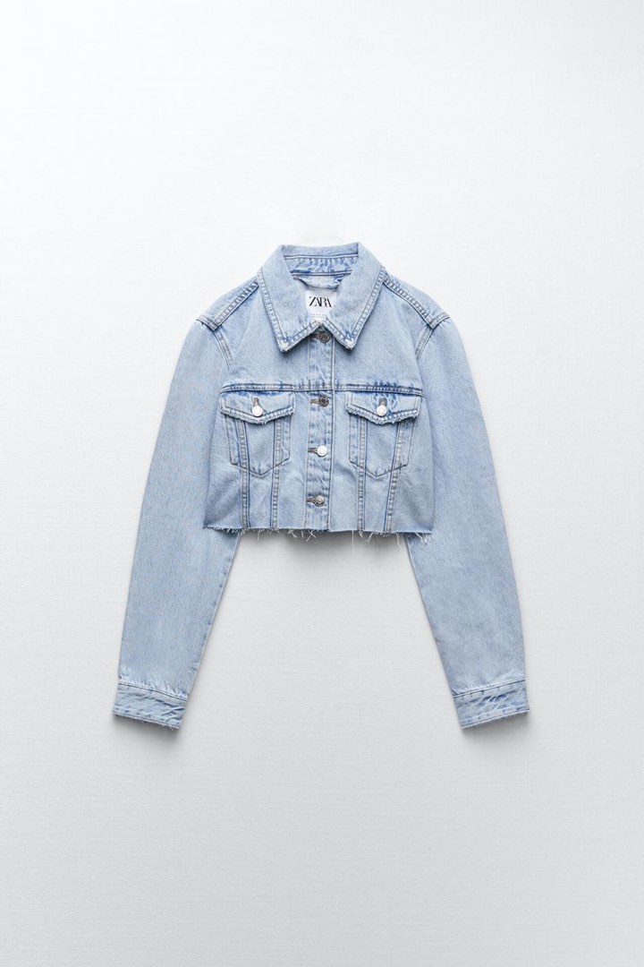 Zara denim shop cropped jacket