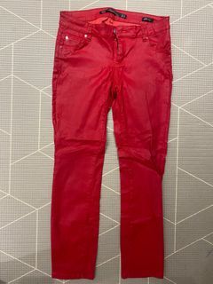 Zara Red Wax Denim, Slim Fit (US02)