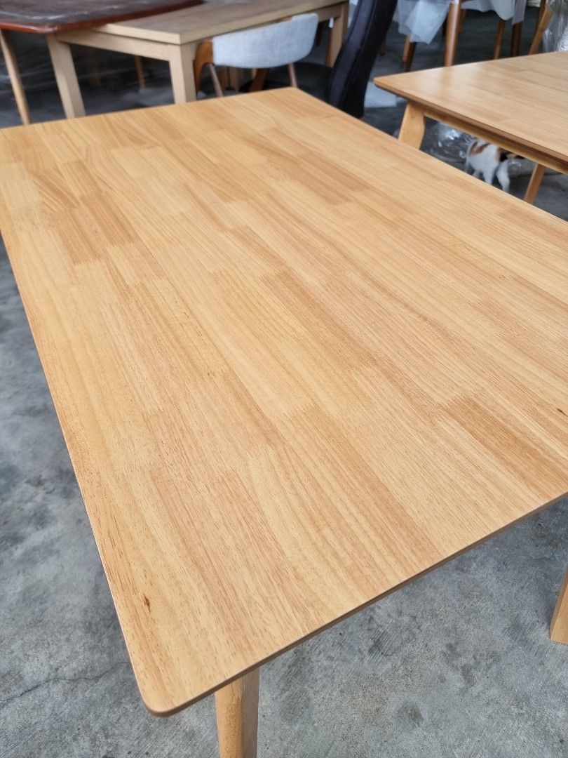 [NEW] 1200mm Dining Table Solid Wood, Furniture & Home Living