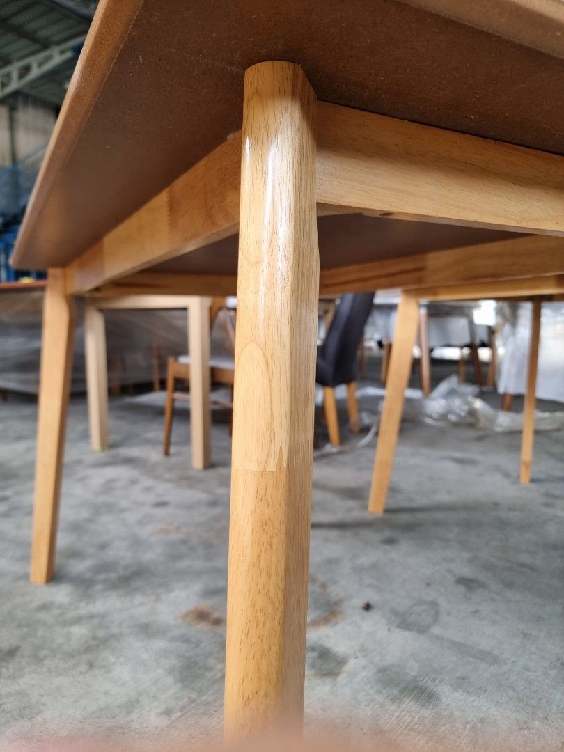[NEW] 1200mm Dining Table Solid Wood, Furniture & Home Living