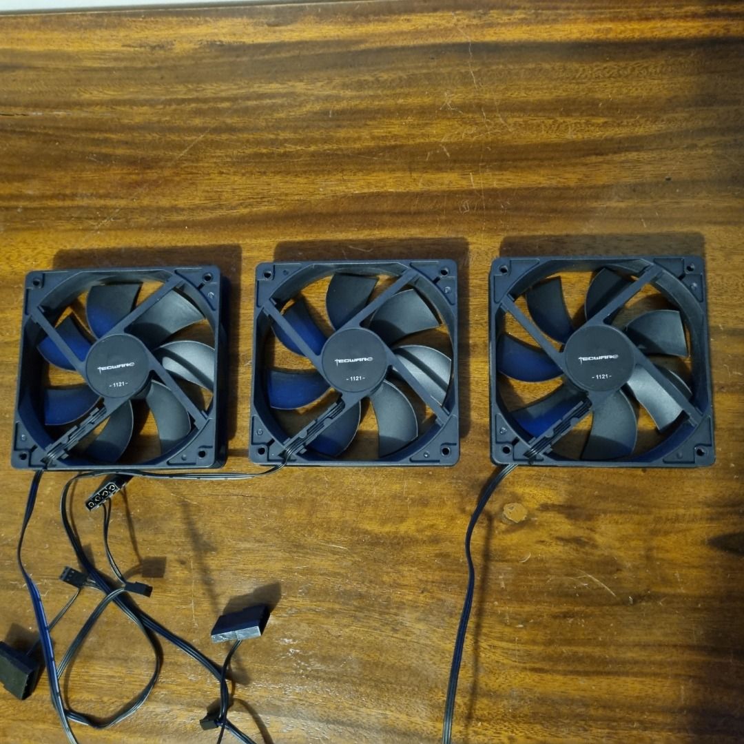 120mm Tecware Stock Case Fans, Computers & Tech, Parts & Accessories