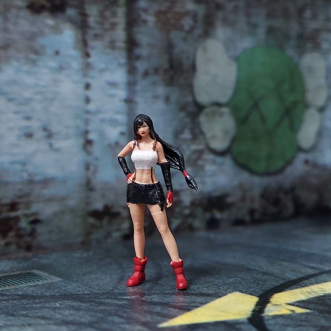 1/64 Tifa Lockhart figurine, Hobbies & Toys, Toys & Games on Carousell