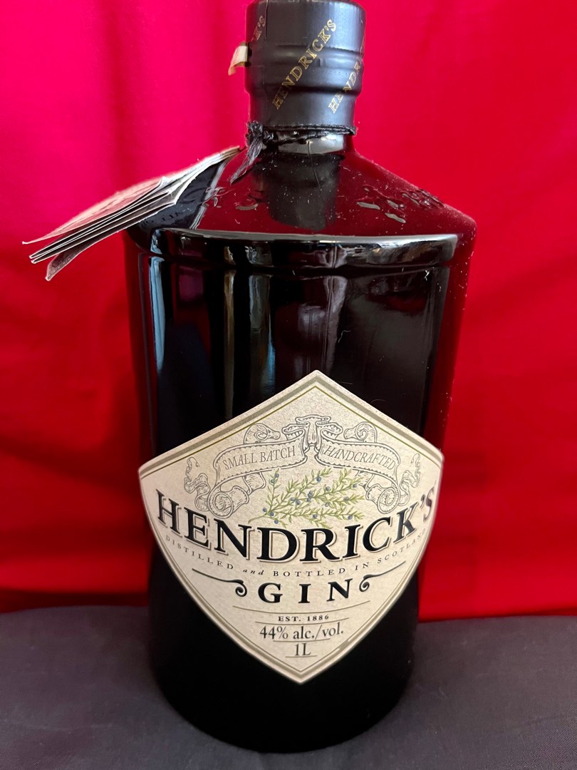 1L Hendricks Gin, Food & Drinks, Alcoholic Beverages on Carousell