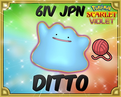 Pokemon Scarlet and Violet 6IV Shiny Ditto Masuda and ALL NATURES AVAILABLE