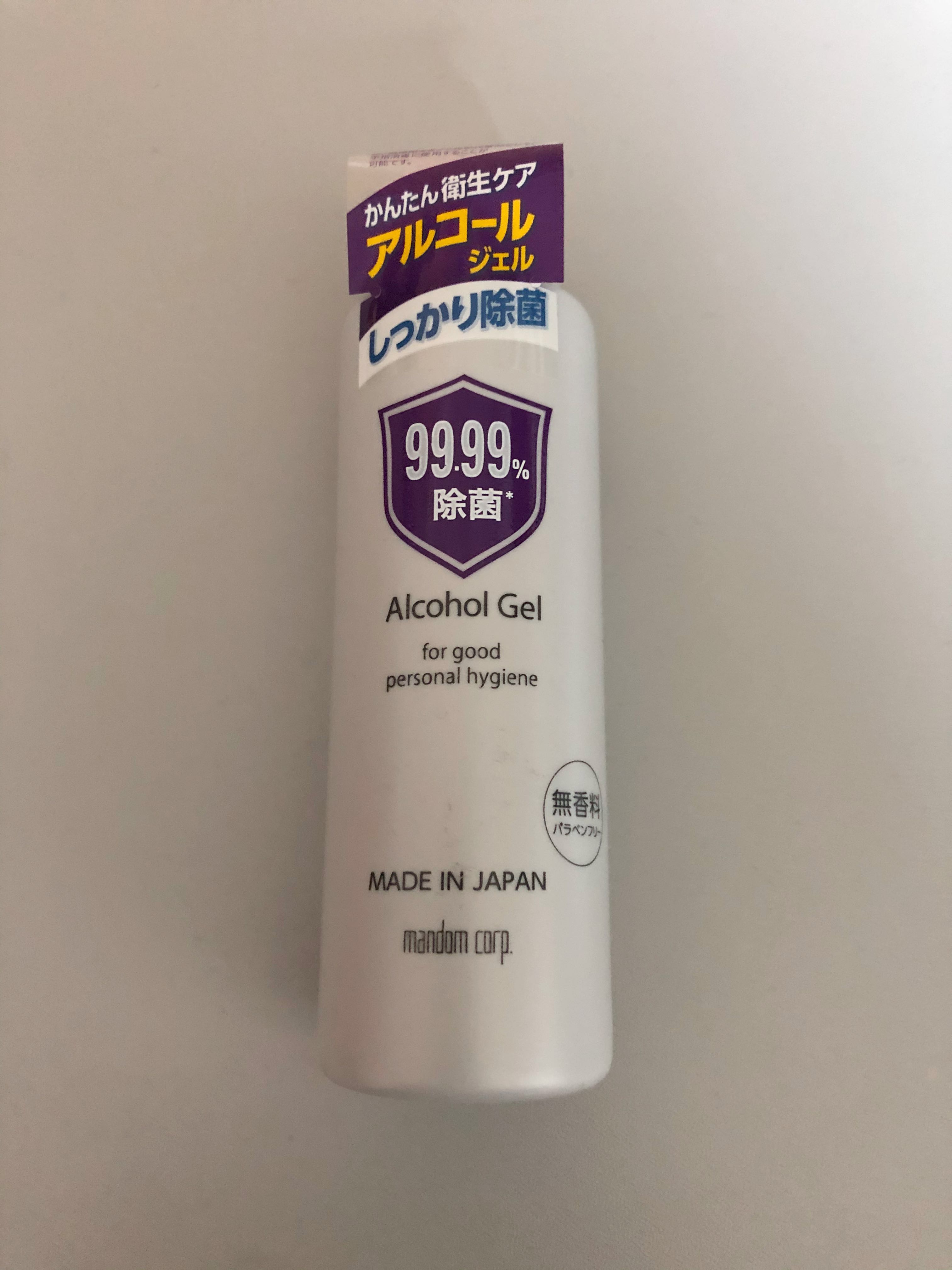 マンダム 除菌アルコールジェル 無香料100ml