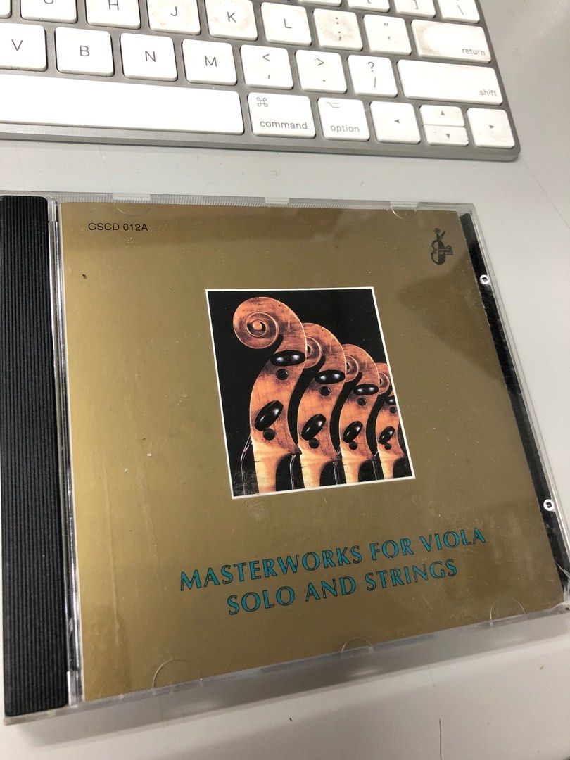 金絃天碟Masterworks for Viola solo and strings 24kt gold CD 金碟