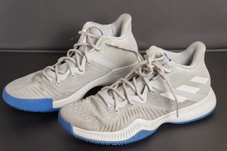 Adidas Men's Mad Bounce Basketball Shoe Grey Size 44