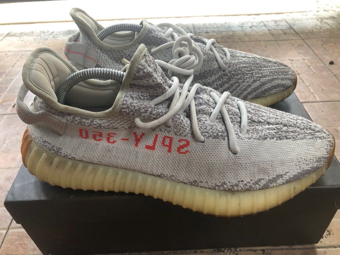 Adidas Yeezy Boost 350 V2 Blue Tint, Men's Fashion, Footwear, Sneakers on  Carousell