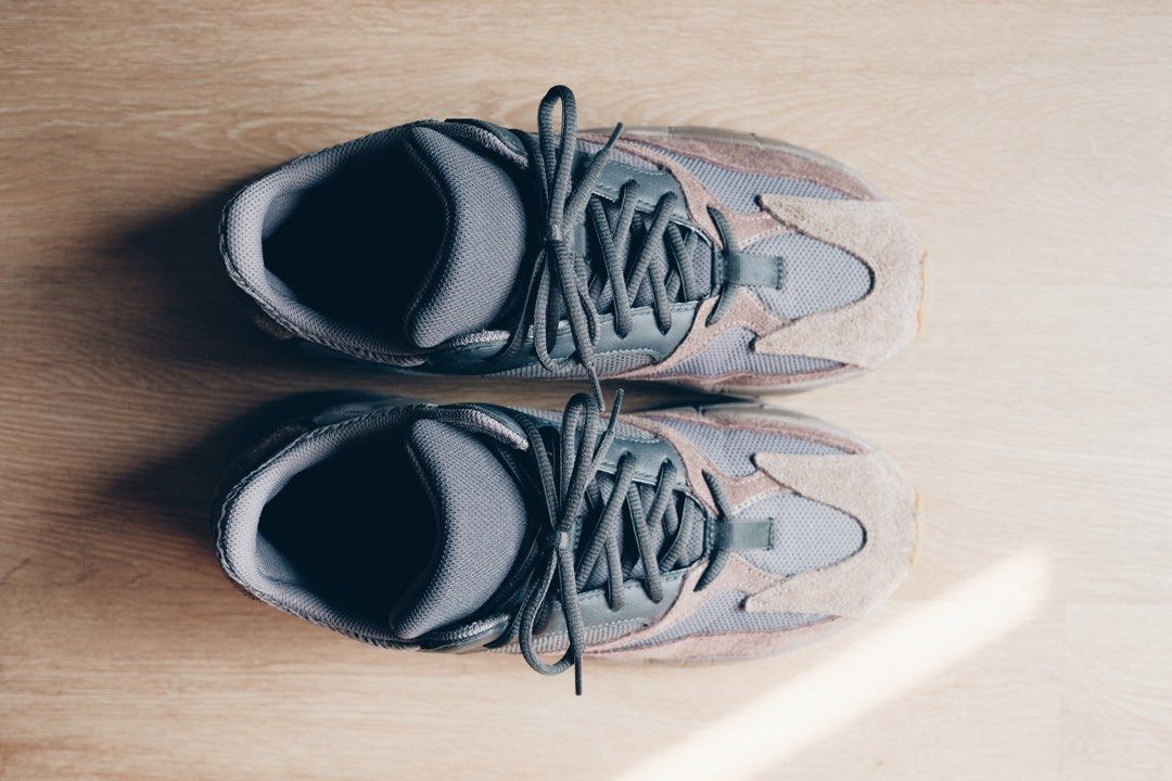 Adidas x yeezy top boost 7 mauve sneakers