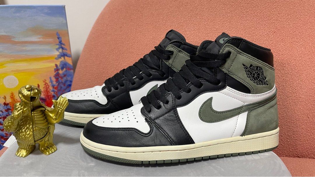 Nike air jordan store 1 clay green