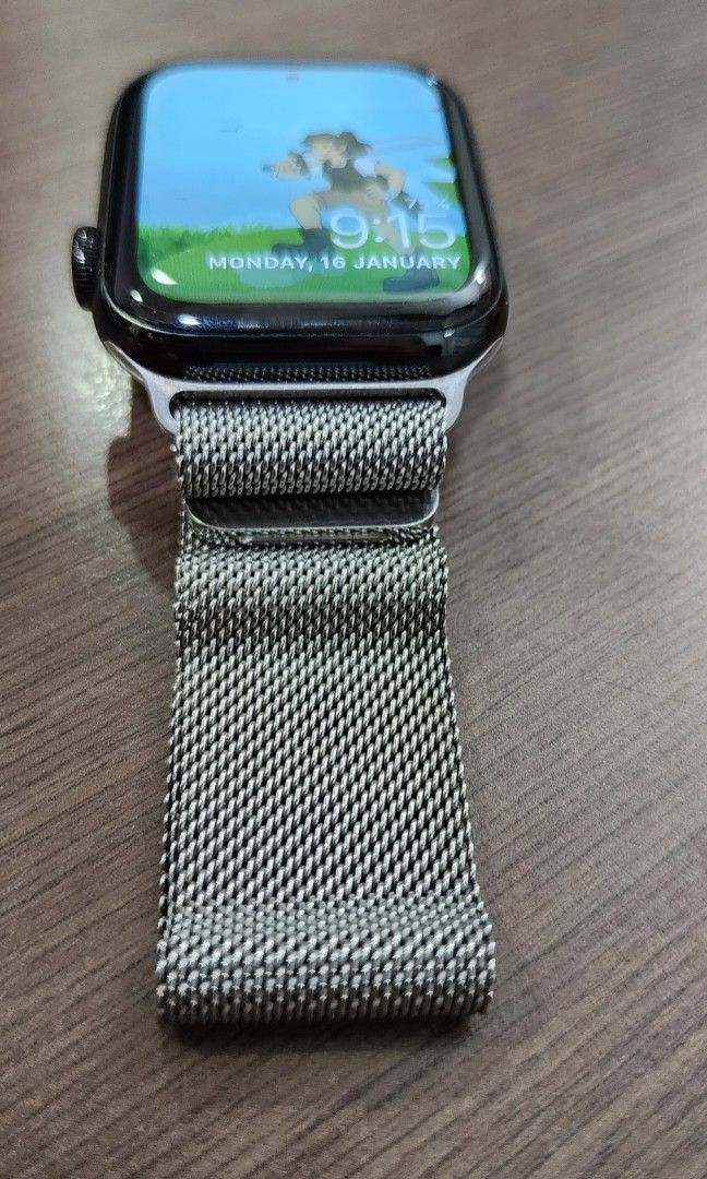 Apple watch series 4 44mm hotsell black stainless steel