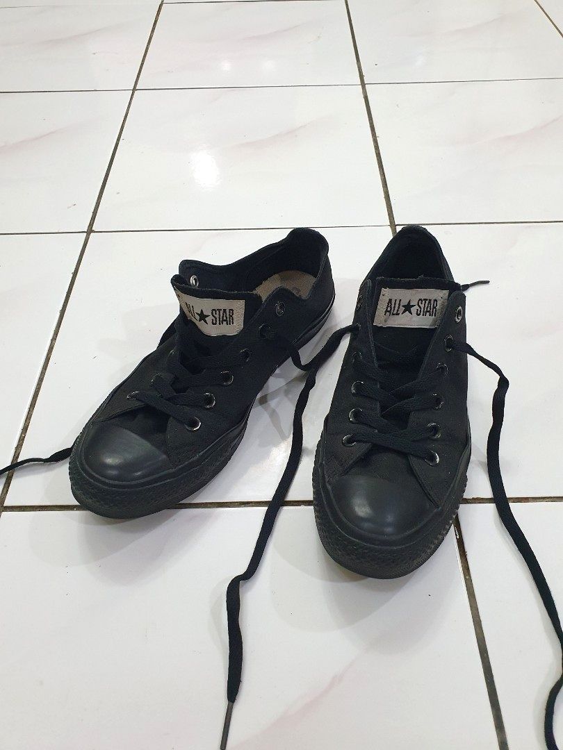 Converse all star all black sales