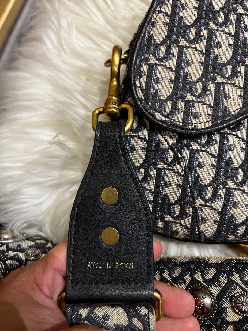 Authentic dior online saddle bag