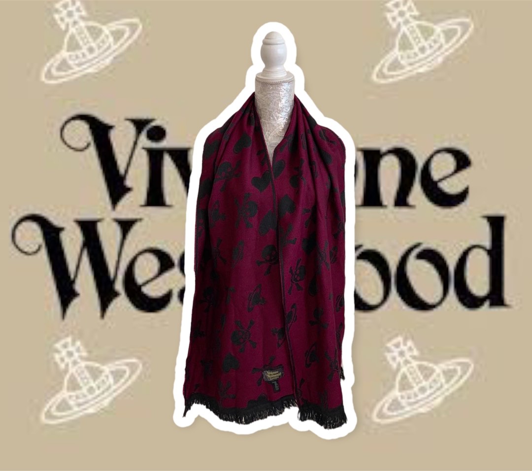 Foulard En Soie Vivienne Authentique - Multicolore Rayé - Occasion Bon état
