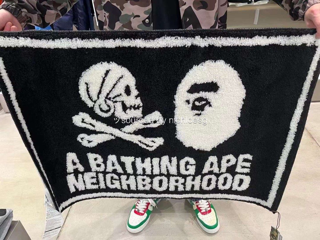 NEIGHBORHOOD BAPE NBHD RUG MAT 小物 最短当日発送 SHOPPING FOR BAPE