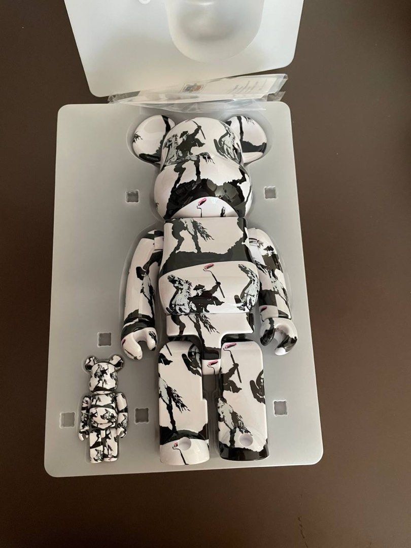 BearBrick Banksy Highwayman 400 & 100, Hobbies & Toys, Toys & Games