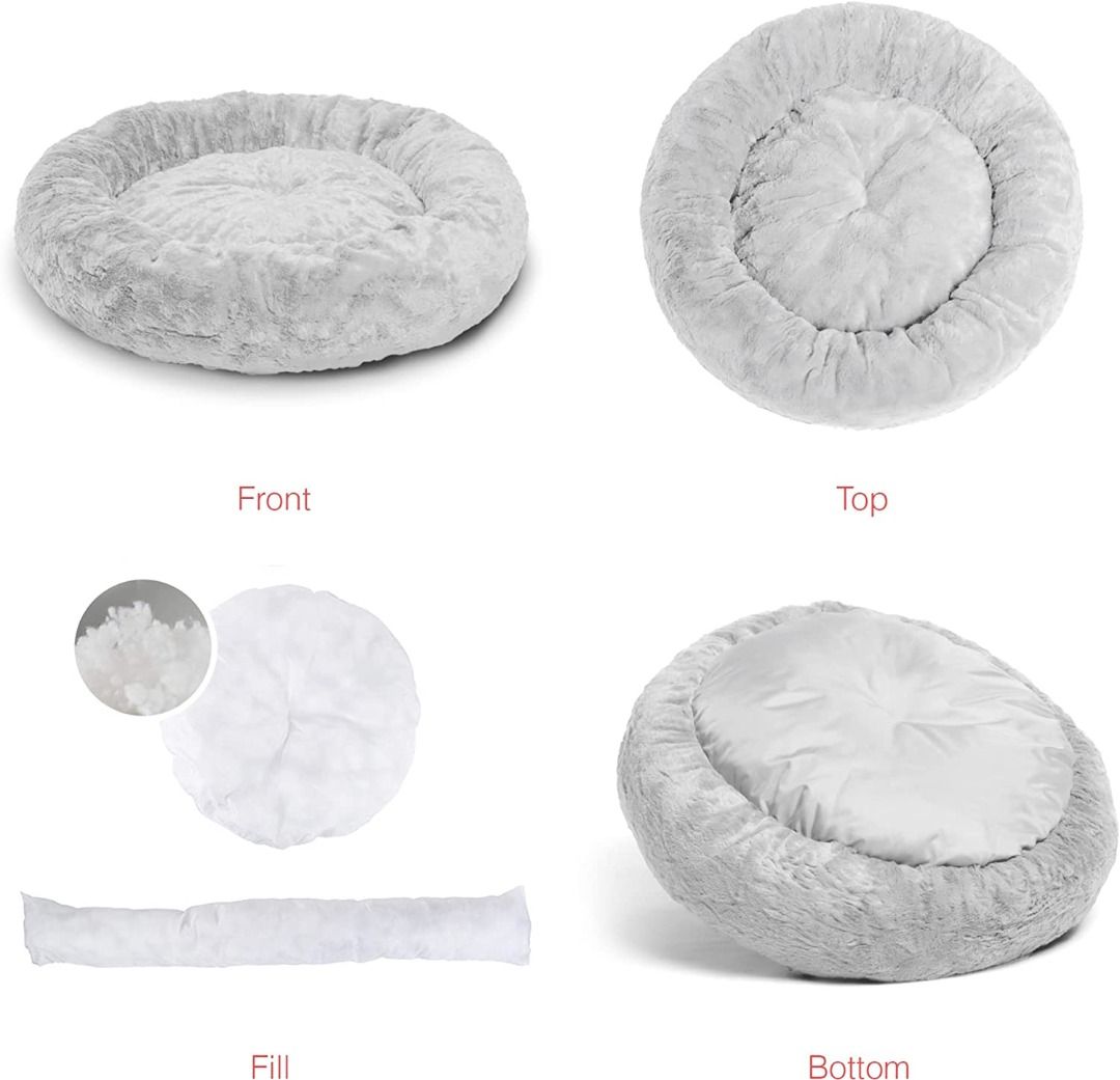 Best Friends by Sheri The Original Calming Donut Cat and Dog Bed in Lux Fur Gray Medium 30x30 (Category: Homes & Other Pet Accessories) located in Singapore. Submitted by cashconverterssg (Listing ID 1209898043, Image 3). Description: Buy this item on our website: https://www.cashconverters.sg/products/best-friends-by-sheri-the-original-calming-donut-cat-and-dog-bed-in-lux-fur-gray-medium-30x30 SKU: B077XT1NJD Check out our New Arrival items@ htt