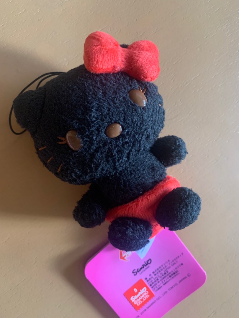 Black Devil Hello Kitty Sega Mascot with Strap, Hobbies & Toys, Toys ...