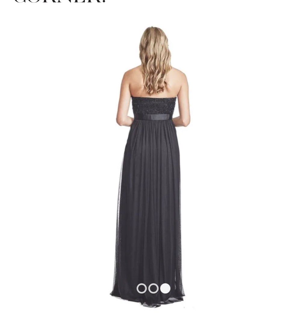 Black sequin evening gown, Women's Fashion, Dresses & Sets, Evening dresses & gowns on Carousell