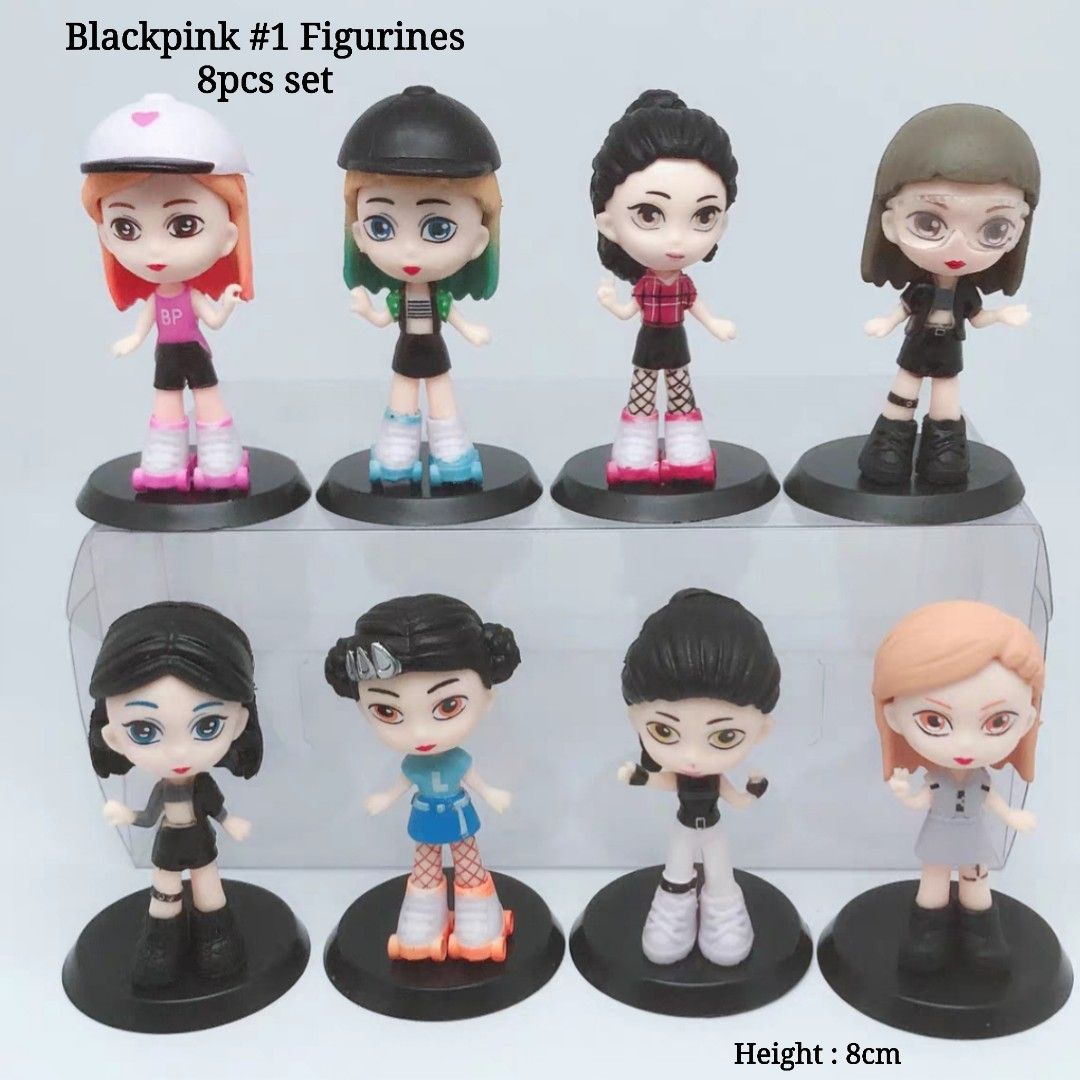 Blackpink #1 / #2 Figurines Cake Topper, Hobbies & Toys, Toys & Games ...