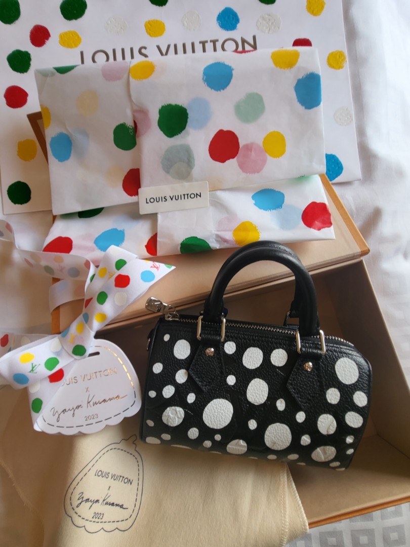 Yayoi Kusama x Louis Vuitton Lockit and Pochette  Polka dots fashion,  Cheap louis vuitton bags, Cheap louis vuitton handbags