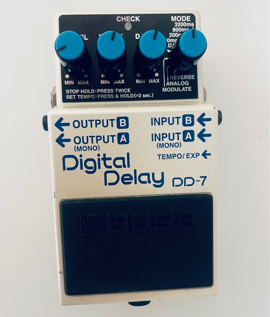 BOSS DD-7 Digital Delay 結他效果器, 興趣及遊戲, 音樂樂器& 配件