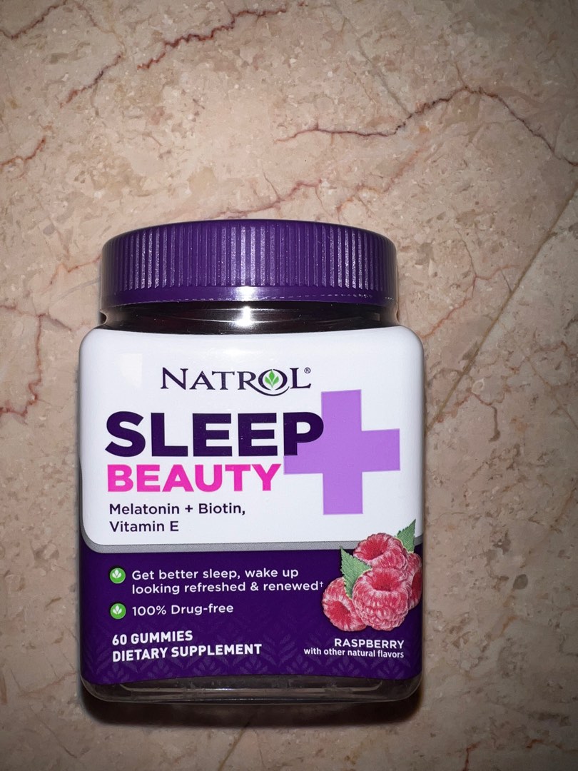 [Brand New] Natrol Sleep Beauty, Raspberry, 60 gummies, Health