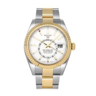Brand new Rolex skydweller half gold white dial for sell