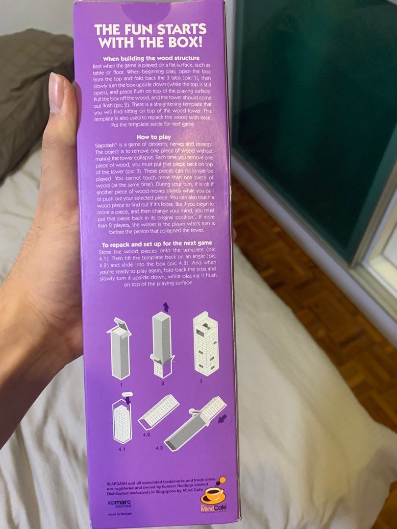 Brand New Slapdash Jenga Tower, Hobbies & Toys, Toys & Games on Carousell