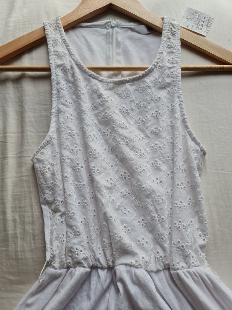 Pull and bear outlet white dress