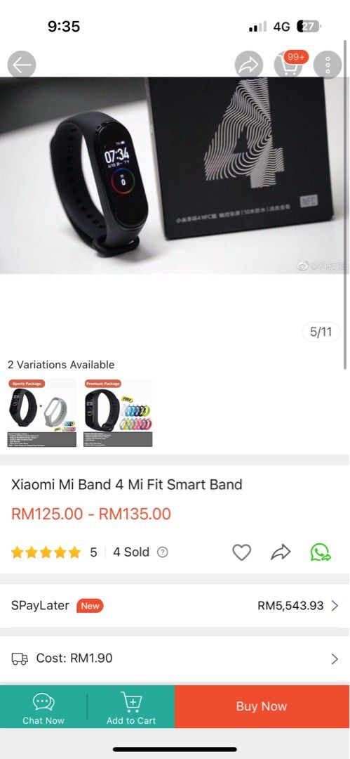brand new xiaomi mi 4 smart watch Mobile Phones Gadgets