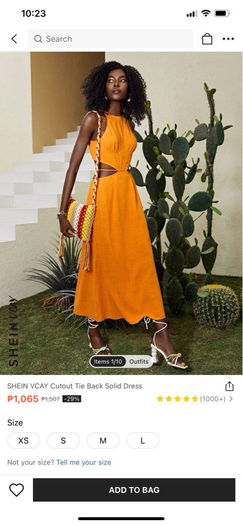 Shein cheap linen dress