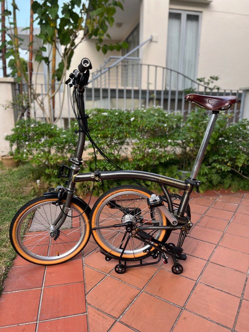 brompton raw lacquer titanium
